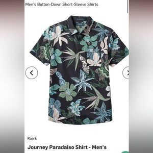 Roark men’s button up shirt - journey paradaiso